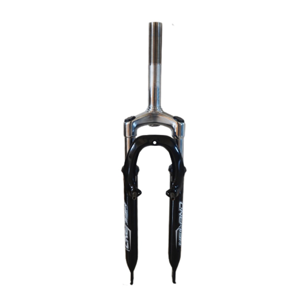 Garfo 26 Mtb Suspensao Aco Over 25mm Rosca Preto