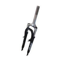 Garfo 26 Mtb Suspensao Aco Over 25mm Rosca Preto