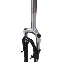 Garfo 26 Mtb Suspensao Aco Over 25mm Rosca Preto