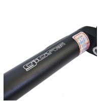 Canote Selim com Carrinho 27,2mm 350mm Concept Preto