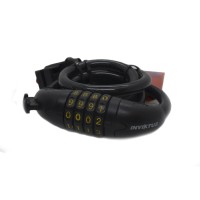 Cadeado Cabo Aço 1,0mx12mm Segredo Preto