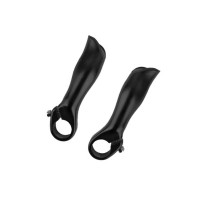 Bar End Chifrinho Anatômico Alumínio Externo HF21 Preto