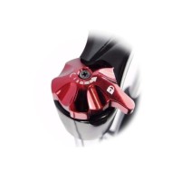 Garfo 26 Suspensão Alumínio Ahead 100mm PM Gila Trava Preto