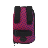 Bolsa Celular Bike Guidão MTB C/ Visor BK-01 GPS Pink