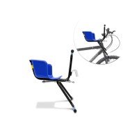 Cadeirinha Criança Bicicleta Assento Stilo C/ Cinto Azul