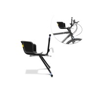 Cadeirinha Criança Bicicleta Assento Stilo C/ Cinto Preto