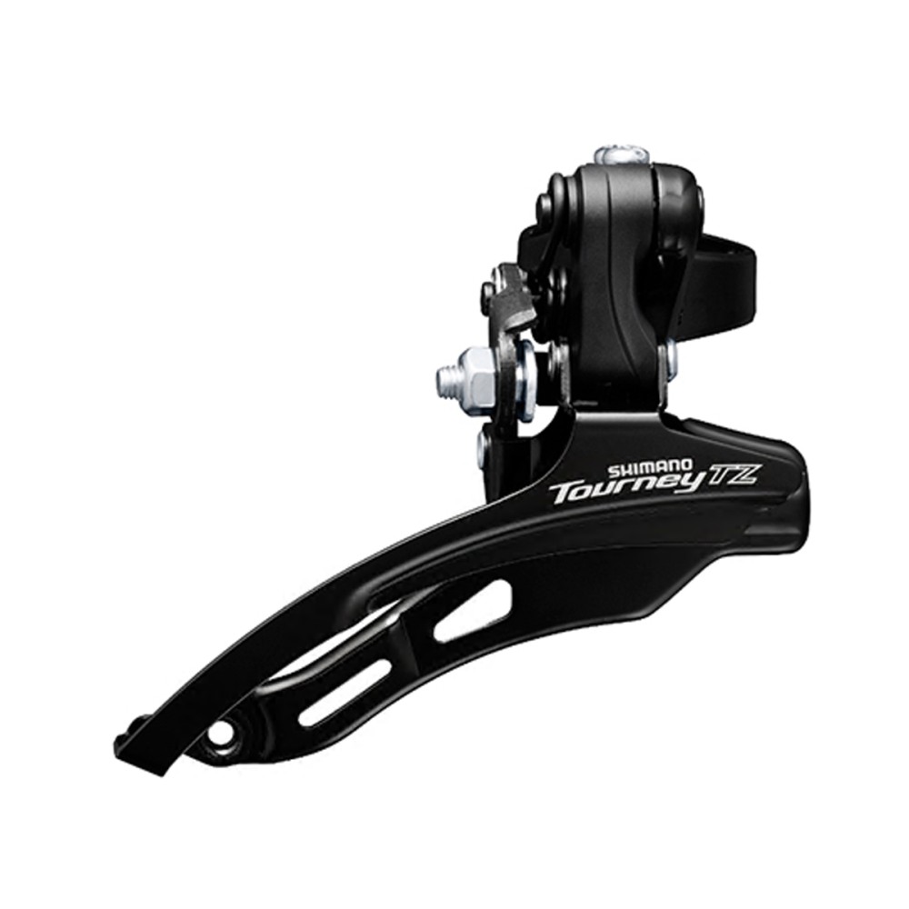 Cambio Dianteiro Mtb TZ510 Over Long Cima Preto