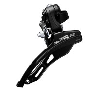 Cambio Dianteiro Mtb TZ510 Over Long Cima Preto