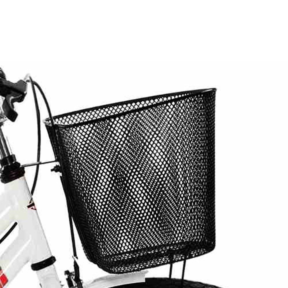 Cesta Cestinha Bike Bicicleta aro 24/26 Aramada Grande Preto Cesta Cestinha Bike Bicicleta aro 24/26 Aramada Grande Preto