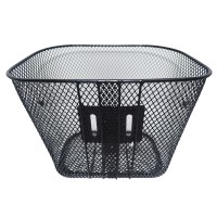 Cesta Cestinha Bike Bicicleta aro 24/26 Aramada Grande Preto