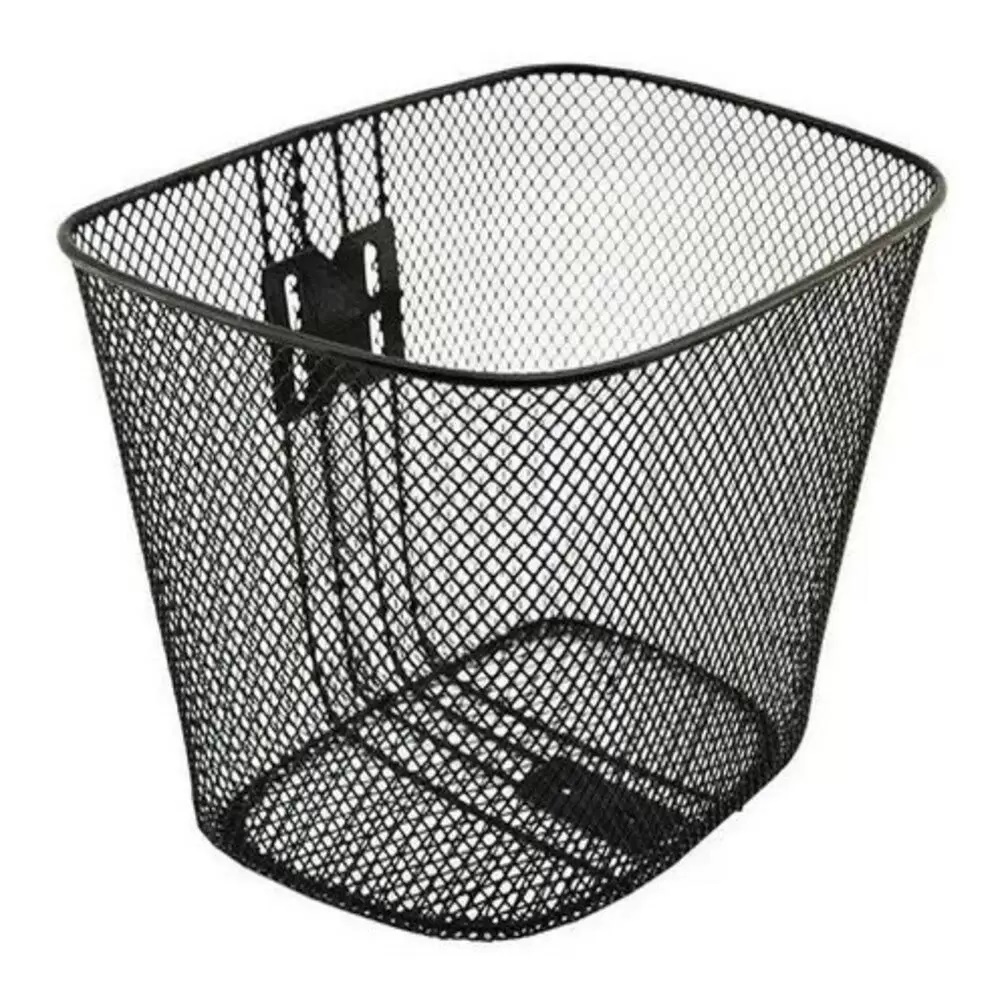 Cesta Cestinha Aramada Bicicleta 20 Media Preto Cesta Cestinha Aramada Bicicleta 20 Media Preto