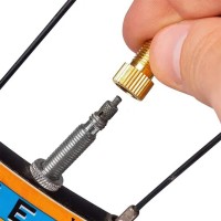 Adaptador Valvula Bico Clincher P/ Butyl Bico Grosso Metal