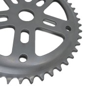 Engrenagem Coroa 46 Dentes Grossa Estrela Prata