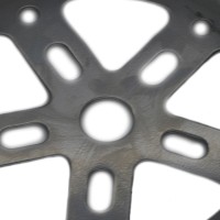 Engrenagem Coroa 46 Dentes Grossa Estrela Prata