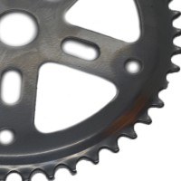 Engrenagem Coroa 46 Dentes Grossa Estrela Prata