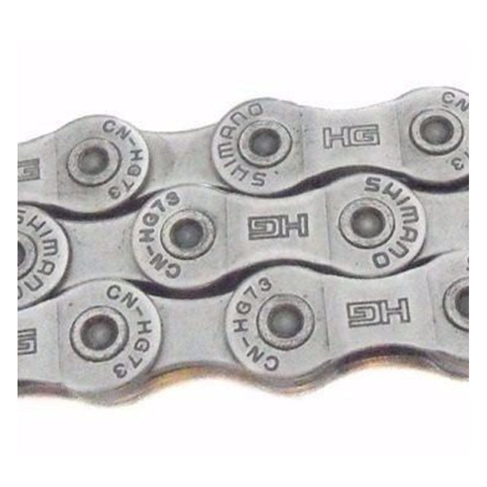 Corrente 1/2x11/128 Fina Index HG73 116L 9v Cinza
