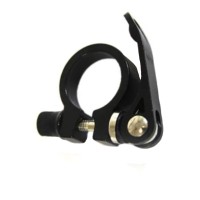 Abraçadeira Selim Alum 31,8mm Blocagem Preto