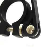 Abraçadeira Selim Alum 31,8mm Blocagem Preto