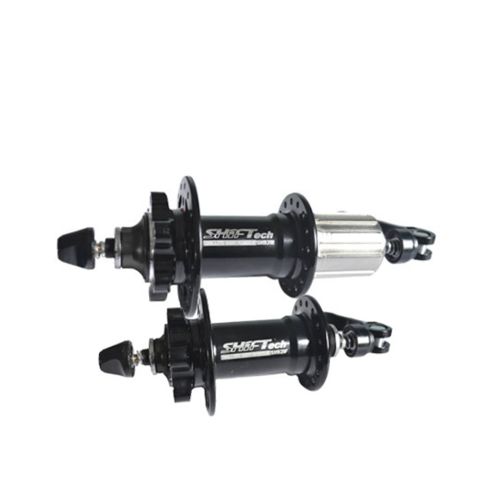 Par de Cubos DT/TR Rolamentado K7 Disco Alum SHIFT 36F Preto
