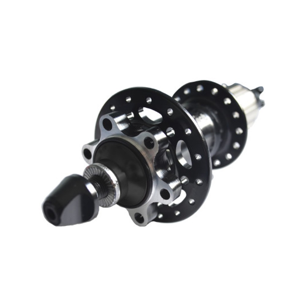 Par de Cubos DT/TR Rolamentado K7 Disco Alum SHIFT 36F Preto Par de Cubos DT/TR Rolamentado K7 Disco Alum SHIFT 36F Preto
