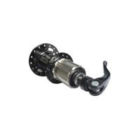 Par de Cubos DT/TR Rolamentado K7 Disco Alum SHIFT 36F Preto