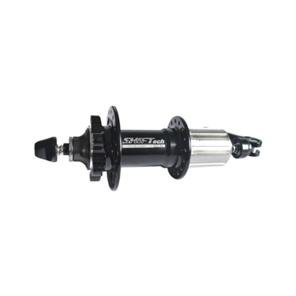 Par de Cubos DT/TR Rolamentado K7 Disco Alum SHIFT 36F Preto Par de Cubos DT/TR Rolamentado K7 Disco Alum SHIFT 36F Preto