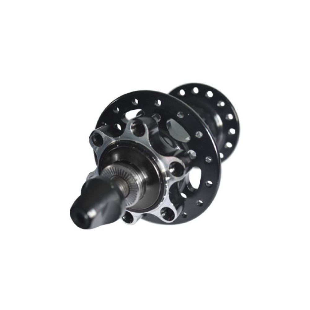Par de Cubos DT/TR Rolamentado K7 Disco Alum SHIFT 36F Preto Par de Cubos DT/TR Rolamentado K7 Disco Alum SHIFT 36F Preto