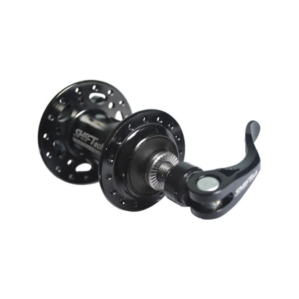 Par de Cubos DT/TR Rolamentado K7 Disco Alum SHIFT 36F Preto Par de Cubos DT/TR Rolamentado K7 Disco Alum SHIFT 36F Preto