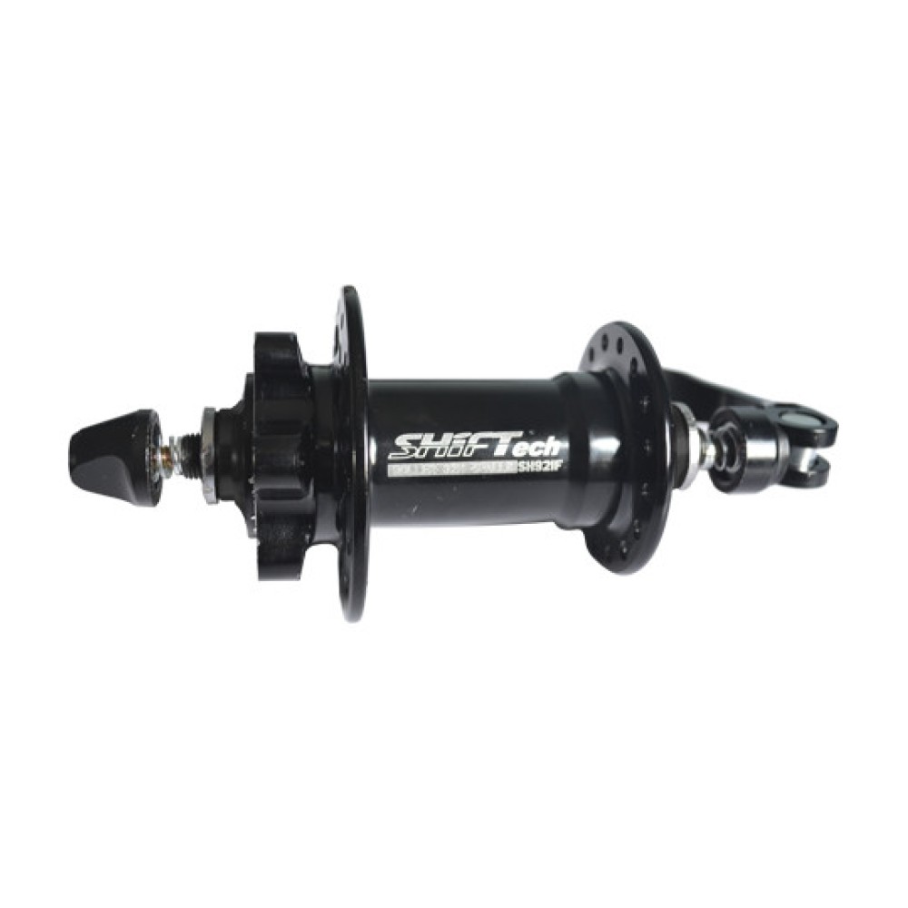 Par de Cubos DT/TR Rolamentado K7 Disco Alum SHIFT 36F Preto Par de Cubos DT/TR Rolamentado K7 Disco Alum SHIFT 36F Preto