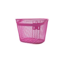 Cesta Cestinha Aramada Bicicleta 16 Pequena Rosa