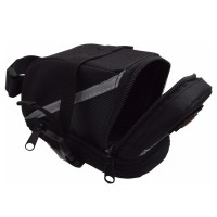 Bolsa Selim Bike Pro 02 Ziper DY-8328 Preto