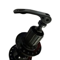 Par de Cubos DT/TR Rolamentado K7 Disco Alum SOUTH 36F Preto