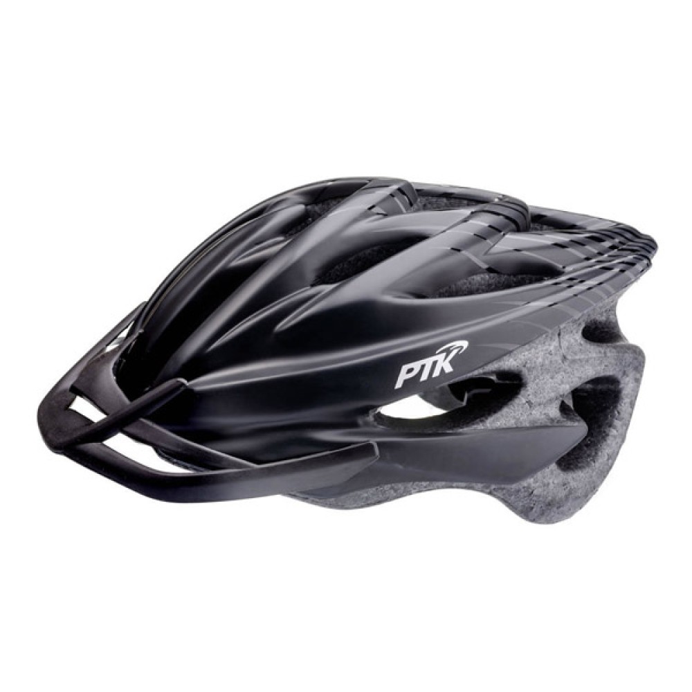 Capacete Ciclismo Adulto Runner Line Grande Preto Fosco