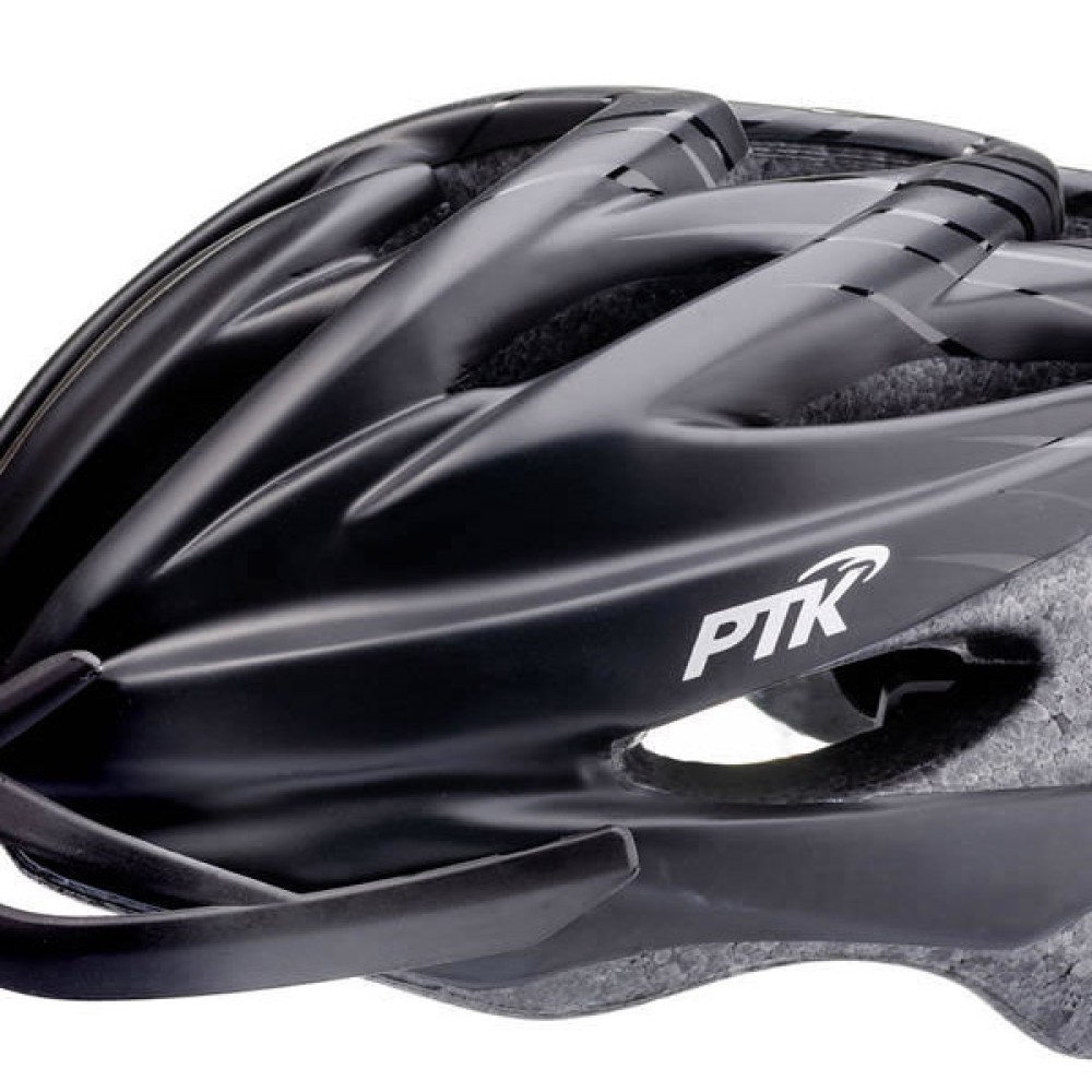 Capacete Ciclismo Adulto Runner Line Grande Preto Fosco Capacete Ciclismo Adulto Runner Line Grande Preto Fosco