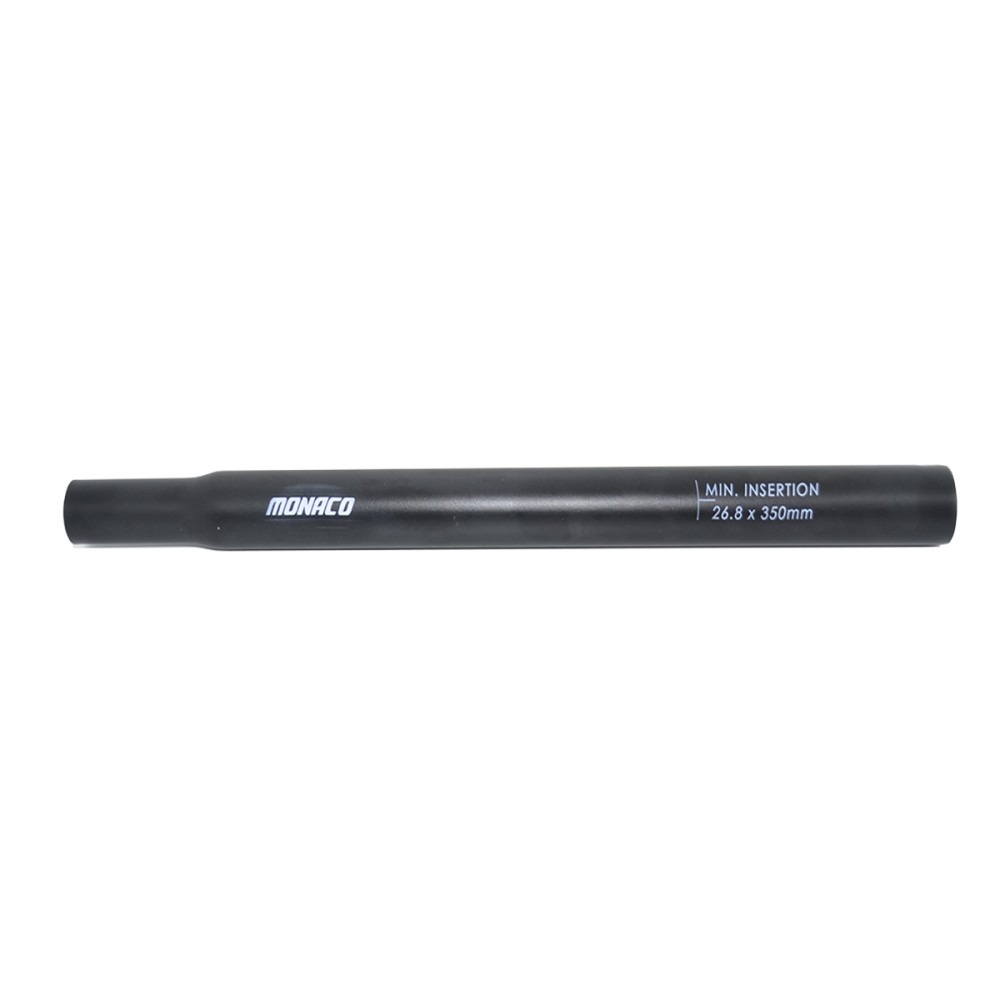 Canote Selim Reto Alumínio 26,8mm Polido e Preto