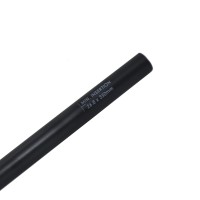 Canote Selim Reto Alumínio 26,8mm Polido e Preto