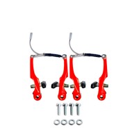 Freio V-brake Alum Orbit Logan Vermelho