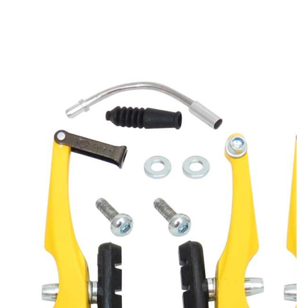 Freio V-brake Alum Orbit Logan Amarelo Freio V-brake Alum Orbit Logan Amarelo
