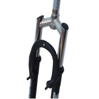 Garfo 26 Mtb Suspensao Aco Std 22,2mm MD-700A Rosca Preto