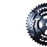 Engrenagem Tripla Rebite 28/38/48d Preto