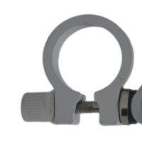 Abracadeira Selim Alum 31,8mm com Blocagem Branco