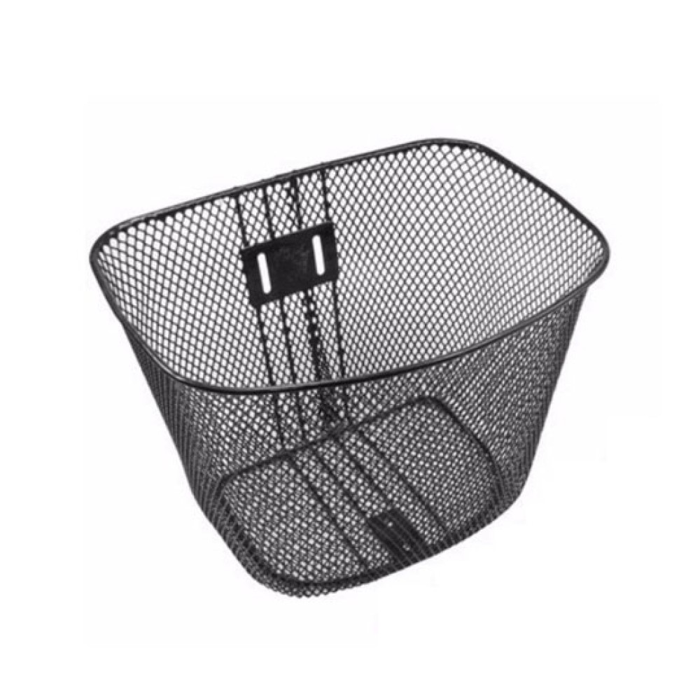 Cesta Cestinha Bike Bicicleta aro 24/26 Aramada Media Preto