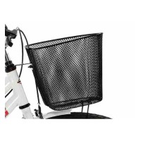 Cesta Cestinha Bike Bicicleta aro 24/26 Aramada Media Preto