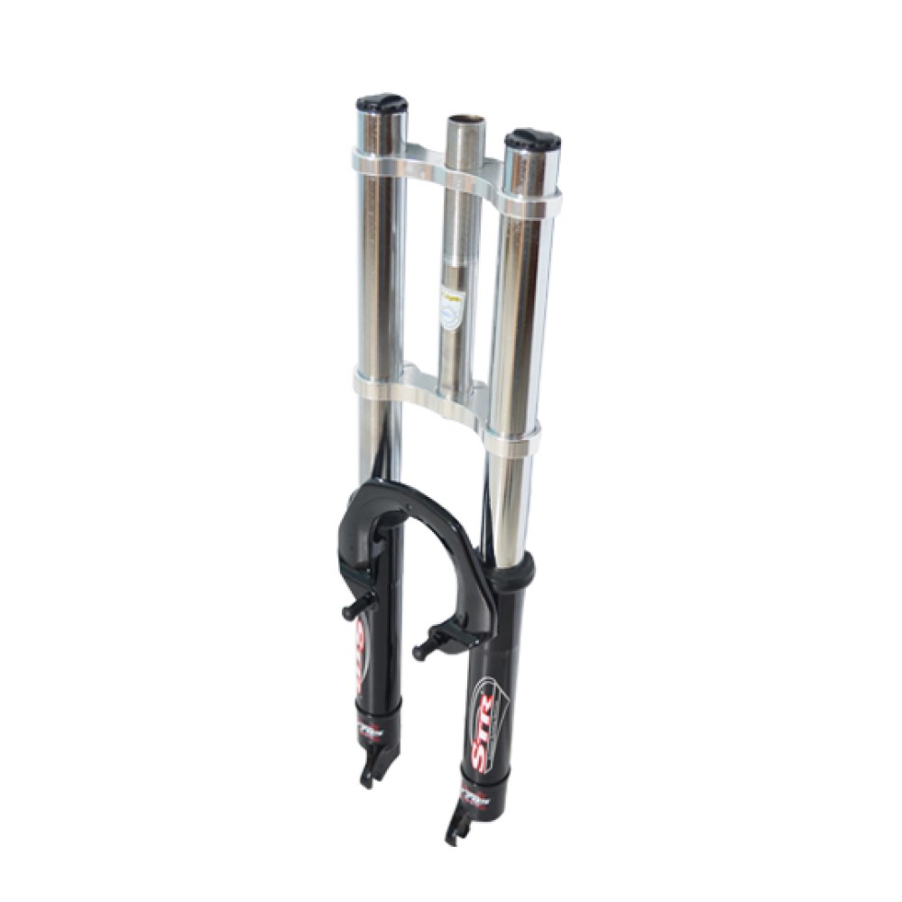 Garfo 26 Mtb Suspensao DH STR 1795 Aco Big Gordo 25mm Preto Garfo 26 Mtb Suspensao DH STR 1795 Aco Big Gordo 25mm Preto