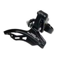 Cambio Dianteiro MTB TZ500 31,8 Over Reduzido Cima Preto
