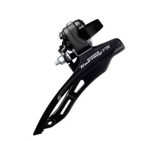 Cambio Dianteiro MTB TZ500 31,8 Over Reduzido Cima Preto