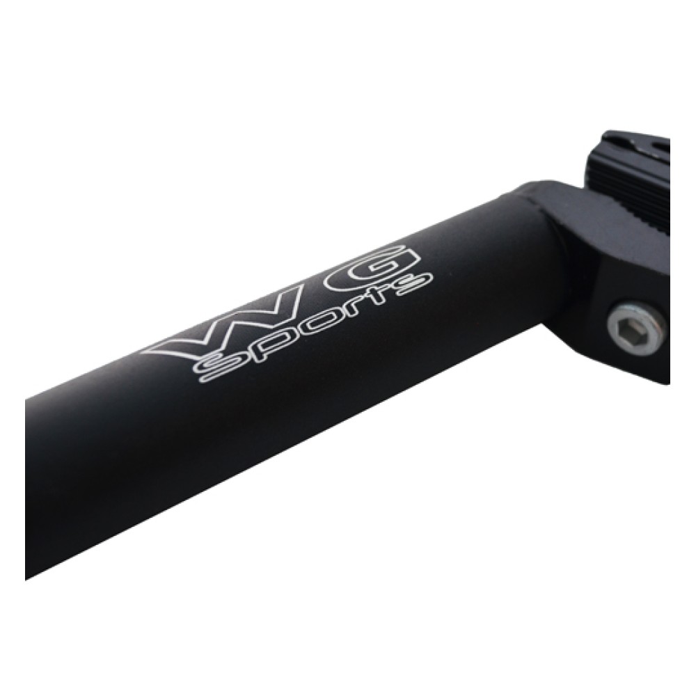 Canote Selim com carrinho 26,8mm Alumínio Preto Canote Selim com carrinho 26,8mm Alumínio Preto