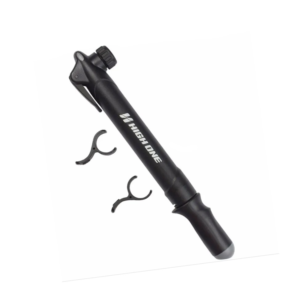 Bomba de Ar Bike Nylon High One GP47E Telescope C/ Trava Bomba de Ar Bike Nylon High One GP47E Telescope C/ Trava