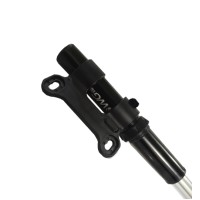 Bomba Mini Alumínio C/ Mangueira Embutida WG BOM0025 Preto