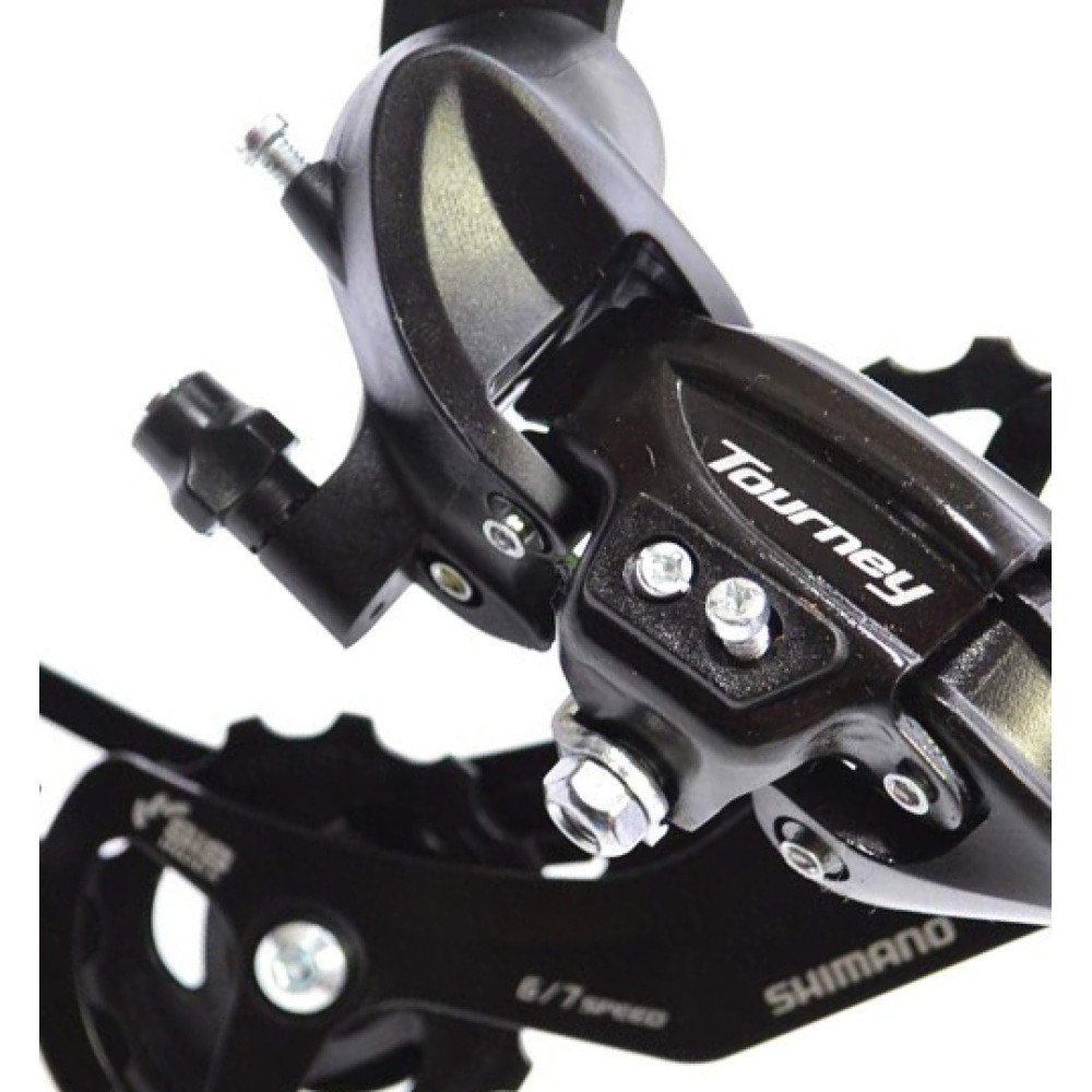 Cambio Tras Mtb Tourney TY300 C/ Gancheira Preto Cambio Tras Mtb Tourney TY300 C/ Gancheira Preto